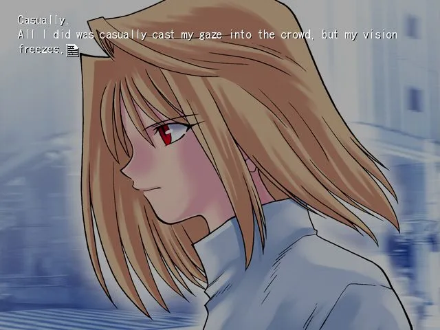 Shiki encounters Arcueid